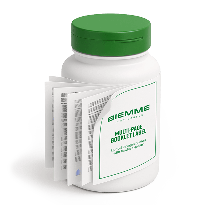 biemme etichette - Multi-page booklet label